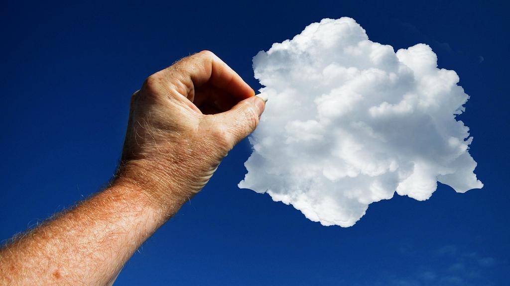 Illustration of secure cloud data encryption